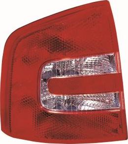 ABAKUS 665-1912L-UE - LAMPA TYLNA SKODA OCTAVIA II 02.04-06.13 LE
