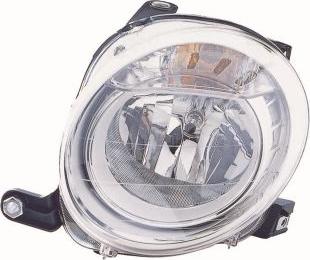 ABAKUS 661-1155R-LD-EM - REFLEKTOR FIAT 500C 09.09- PR