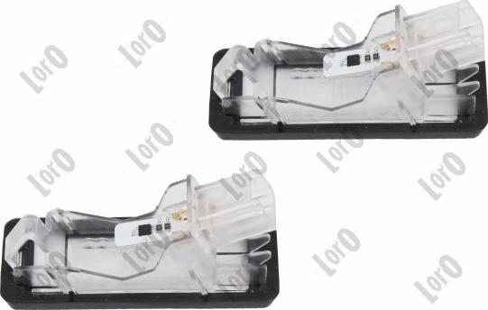 ABAKUS 042-23-905LED - PODŚWIETLENIE TABLICY REJ. DACIA DUSTER. LODGY. LOGAN. SANDERO II. RENAULT CAPTUR I. ESPACE III. FLUENCE. LAGUNA II 11.96- PR-LE