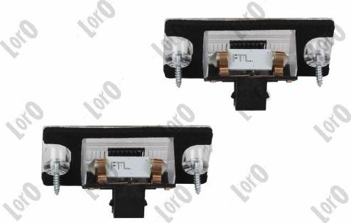 ABAKUS 003-04-905LED - OŚWIETLENIE TABLICY REJ. AUDI A3.A4 11.94-05.03 PR-LE LED