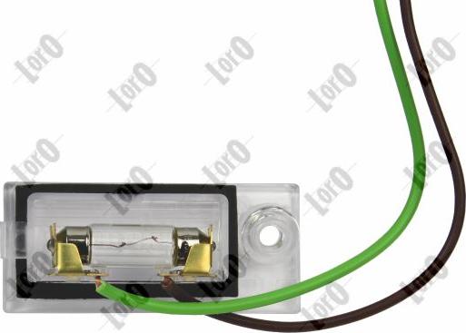 ABAKUS 003-06-904 - LAMPA TABLICY REJ. AUDI A4 B5 AVANT 97-01-A6 C5 97-05 PR