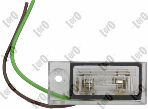 ABAKUS 003-06-904 - LAMPA TABLICY REJ. AUDI A4 B5 AVANT 97-01-A6 C5 97-05 PR