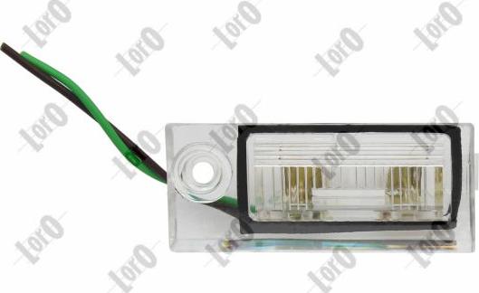 ABAKUS 003-06-902 - LAMPA TABLICY REJ. AUDI A4.A6 02.97-01.05 PR
