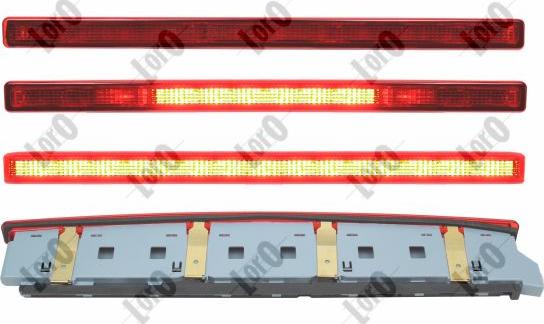 ABAKUS 003-25-870D - LAMPA STOP AUDI A4 B6 01-05 -DYN.CENT.LE
