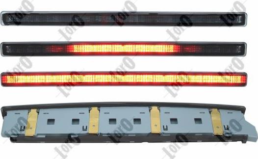 ABAKUS 003-25-870SD - DODATKOW ŚWIATŁO STOP AUDI A4 09.01-12.04 LED ŚRODEK SZARY