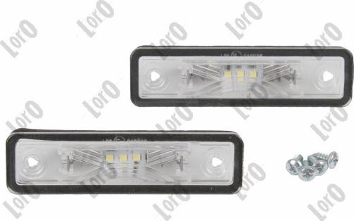 ABAKUS 037-20-900LED - LAMPA TABLICY REJ. OPEL ASTRA-OMEGA-VECTRA-ZAFIRA LED 86-09