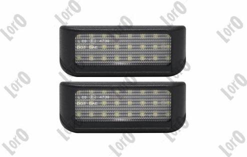 ABAKUS L38-210-0006LED — Oświetlenie tablicy rejestracyjnej