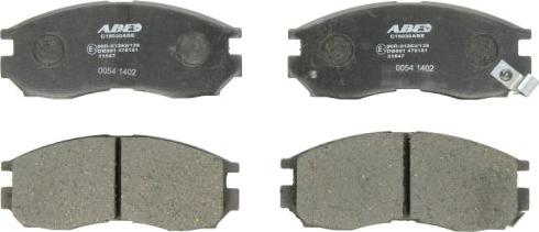 ABE C15030ABE — Zestaw klocków hamulcowych, hamulce tarczowe