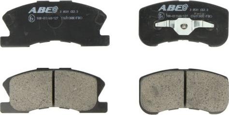 ABE C16013ABE — Zestaw klocków hamulcowych, hamulce tarczowe