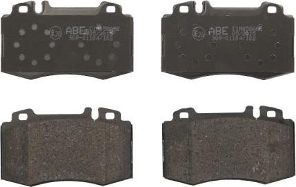 ABE C1M058ABE — Zestaw klocków hamulcowych, hamulce tarczowe