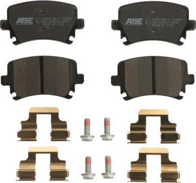 ABE C2W021ABE-P — Zestaw klocków hamulcowych, hamulce tarczowe