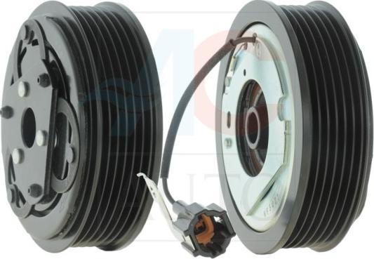 ACAUTO AC-06CL14 - SPRZĘGŁO KOMPRESORA KLIMATYZACJI NISSAN CALSONIC CSV13 V6 104-100MM