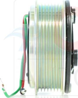 ACAUTO AC-06SD22 - SPRZĘGŁO KOMPRESORA KLIMATYZACJI HONDA SANDEN TRSE07 V7 106-100MM