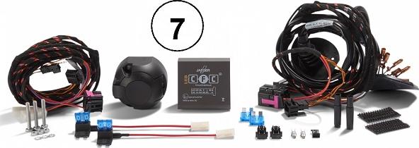 ACPS-ORIS 022-004 — Zestaw elektryczny, zestaw zaczepu przyczepy