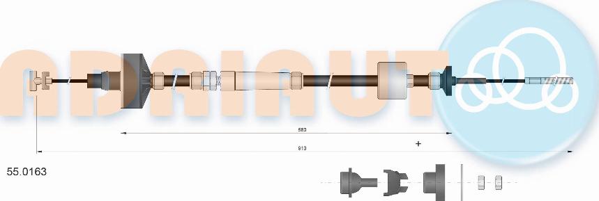 Adriauto 55.0163 - Linka sprzęgła