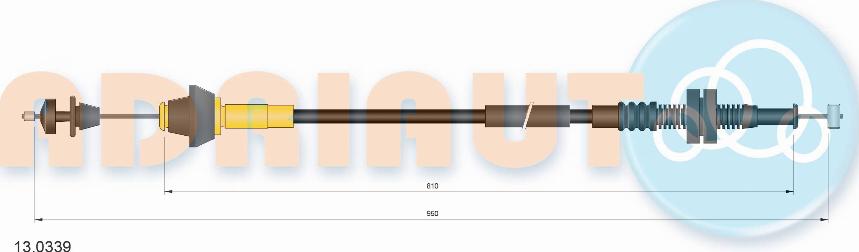 Adriauto 13.0339 — Linka gazu