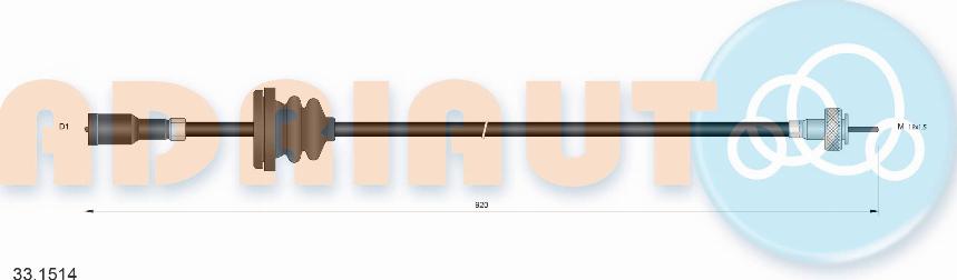 Adriauto 33.1514 — Linka tachografu