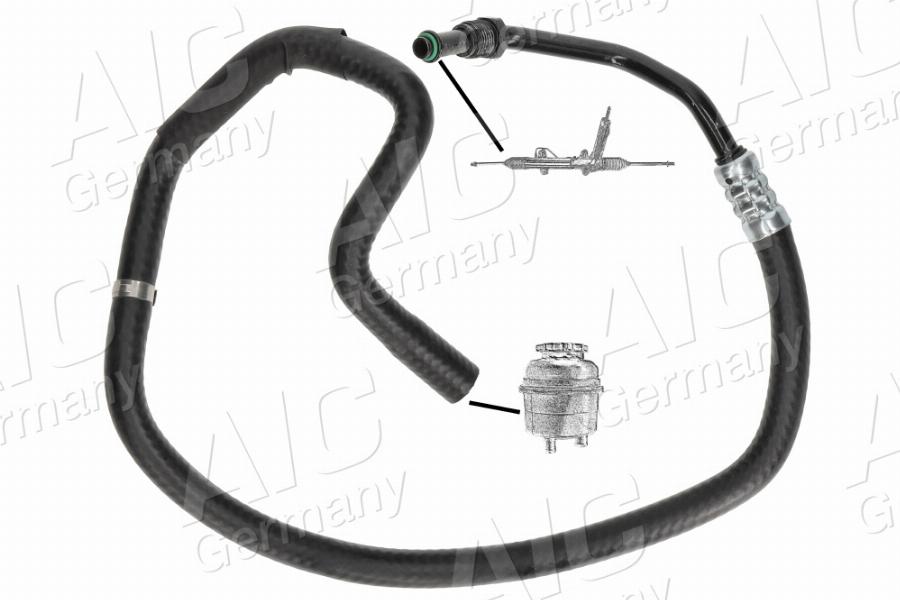 AIC 54952 - PRZEWÓD WSPOMAGANIA VW GOLF III-GOLF IV CABRIO-VENTO 91-