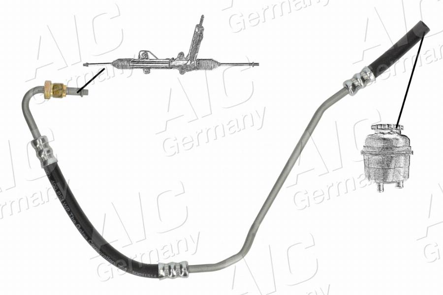 AIC 57193 - PRZEWÓD WSPOMAGANIA SKODA FABIA 00-10
