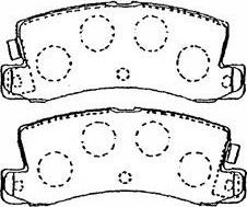 Textar 2007601 - KLOCKI HAM. TOYOTA T. COROLLA 1.4-2.0 D 85-00