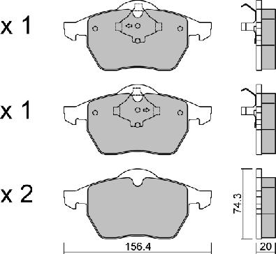 Meyle 025 216 2419 - KLOCKI HAM. VW P. A4-PASSAT 96