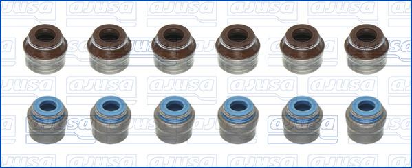 Ajusa 57101100 — Zestaw uszczelniaczy, trzonek zaworu