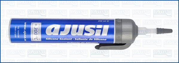 Ajusa 75000100 - MASA USZCZELNIAJĄCA SILIKON AJUSIL 200ML CZARNY OD -60°C DO 300°C
