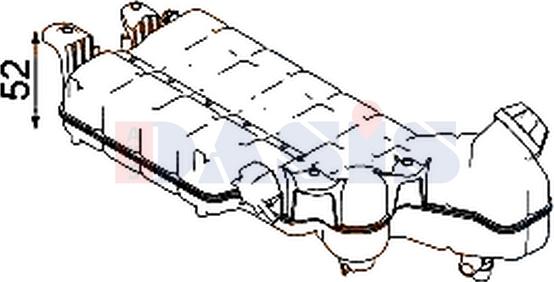 AKS Dasis 263001N - Zbiornik wyrównawczy