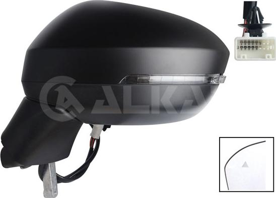 Alkar 9043663 — Lusterko zewnętrzne