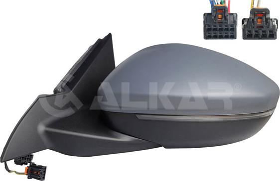 Alkar 9029446 - LUSTERKO ZEWNĘTRZNE OPEL MOKKA 06.20- LE