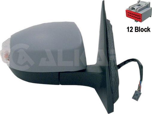 Alkar 9271375 - LUSTERKO ZEWNĘTRZNE FORD S-MAX 07.07-12.14 PR