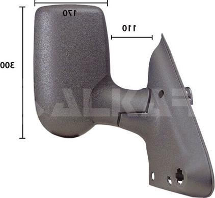 Alkar 9228960 — Lusterko zewnętrzne