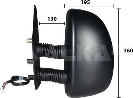 Alkar 9256961 — Lusterko zewnętrzne