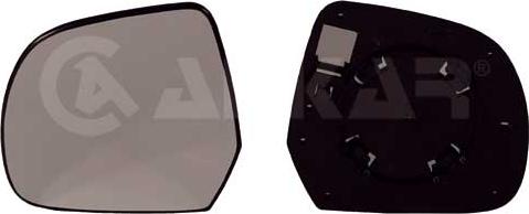 Alkar 6401586 — Szkło lusterka, lusterko zewnętrzne