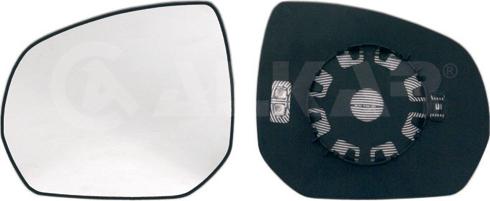 Alkar 6401858 — Szkło lusterka, lusterko zewnętrzne