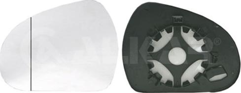 Alkar 6401284 — Szkło lusterka, lusterko zewnętrzne
