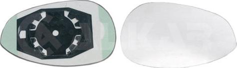Alkar 6402547 — Szkło lusterka, lusterko zewnętrzne