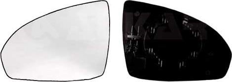 Alkar 6402009 - WKŁAD LUSTERKA SMART FORTWO 01.07-12.12 PR