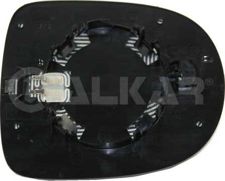 Alkar 6402176 - WKŁAD LUSTERKA RENAULT CLIO III. MODUS. TWINGO II 06.09-07.14 PR-LE