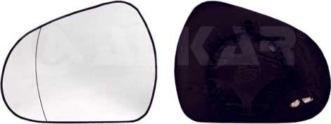 Alkar 6411284 — Szkło lusterka, lusterko zewnętrzne
