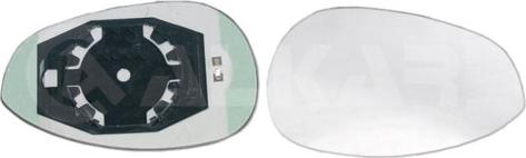 Alkar 6412547 — Szkło lusterka, lusterko zewnętrzne