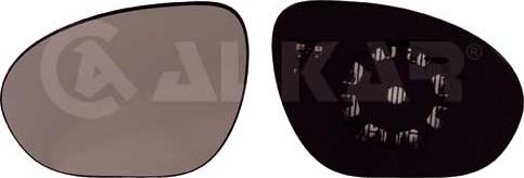 Alkar 6431595 — Szkło lusterka, lusterko zewnętrzne