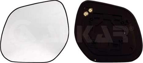 Alkar 6431859 — Szkło lusterka, lusterko zewnętrzne