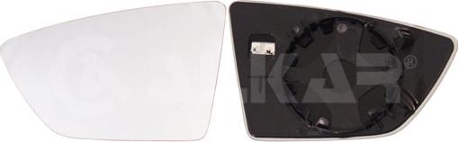 Alkar 6431807 — Szkło lusterka, lusterko zewnętrzne