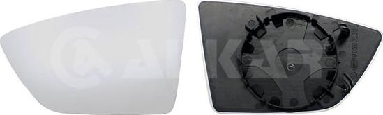Alkar 6433807 - WKŁAD LUSTERKA SEAT LEON 09.12-> LE