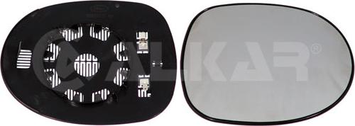 Alkar 6432943 — Szkło lusterka, lusterko zewnętrzne