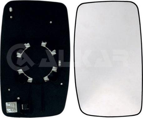 Alkar 6432955 — Szkło lusterka, lusterko zewnętrzne