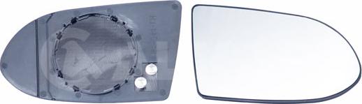 Alkar 6432440 - WKŁAD LUSTERKA OPEL ZAFIRA A 04.99-06.05 PR