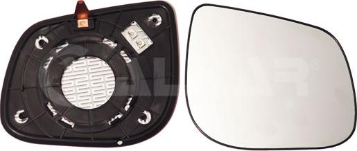 Alkar 6432652 - WKŁAD LUSTERKA KIA PICANTO 05.11-02.17 PR