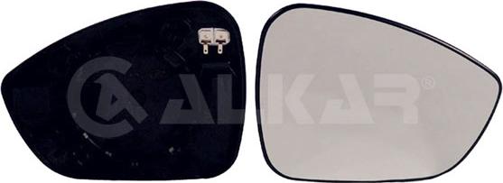 Alkar 6432863 — Szkło lusterka, lusterko zewnętrzne